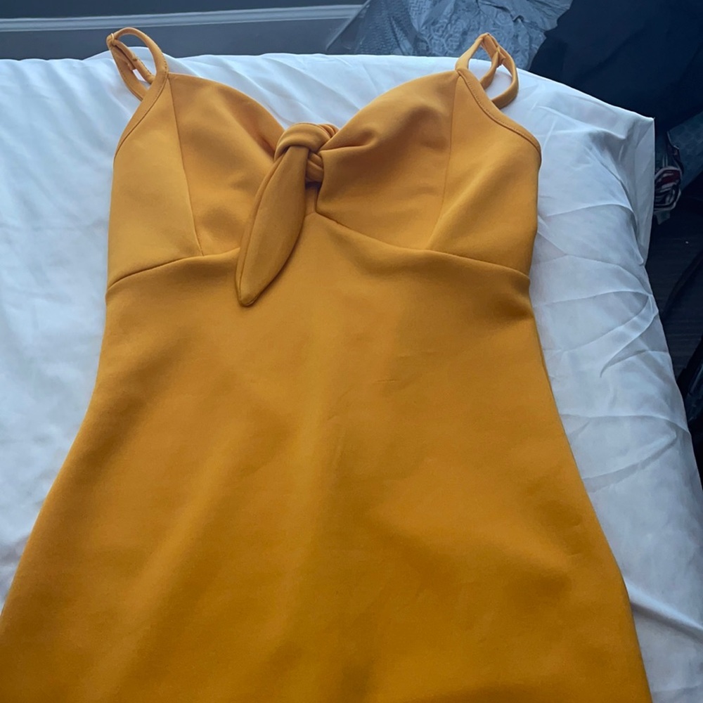 Mustard dress